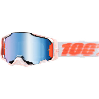100% Armega Goggles - Tubular - Blue Mirror 50005-00037