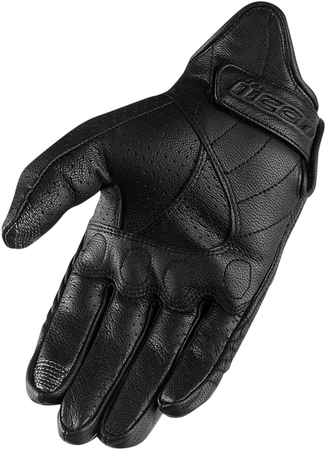ICON Pursuit Classic™ Perforated Gloves - Black - 3XL 3301-3835