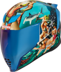 ICON Airflite™ Motorcycle Helmet - Pleasuredome4 - Blue - XS 0101-15000