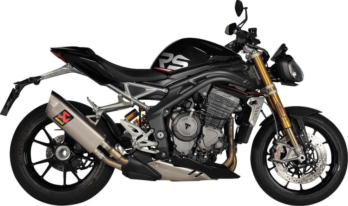 AKRAPOVIC Slip-On Line Muffler - Titanium Speed Triple 1200 2021-2023 S-T12SO5-HAPXLT 1811-4430