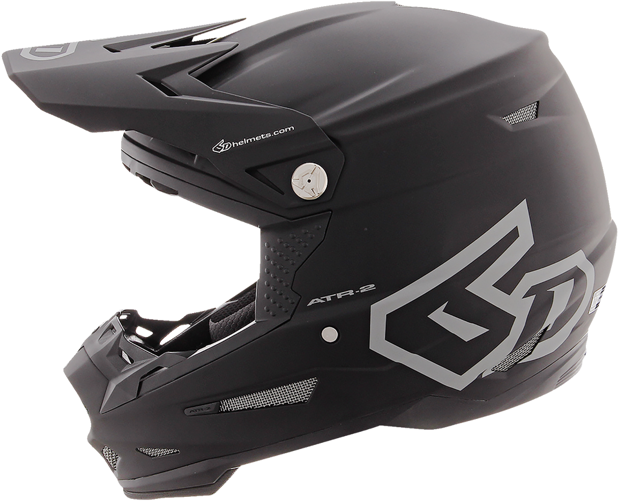 6D ATR-2 Motorcycle Helmet - Matte Black - 2XL 12-0509