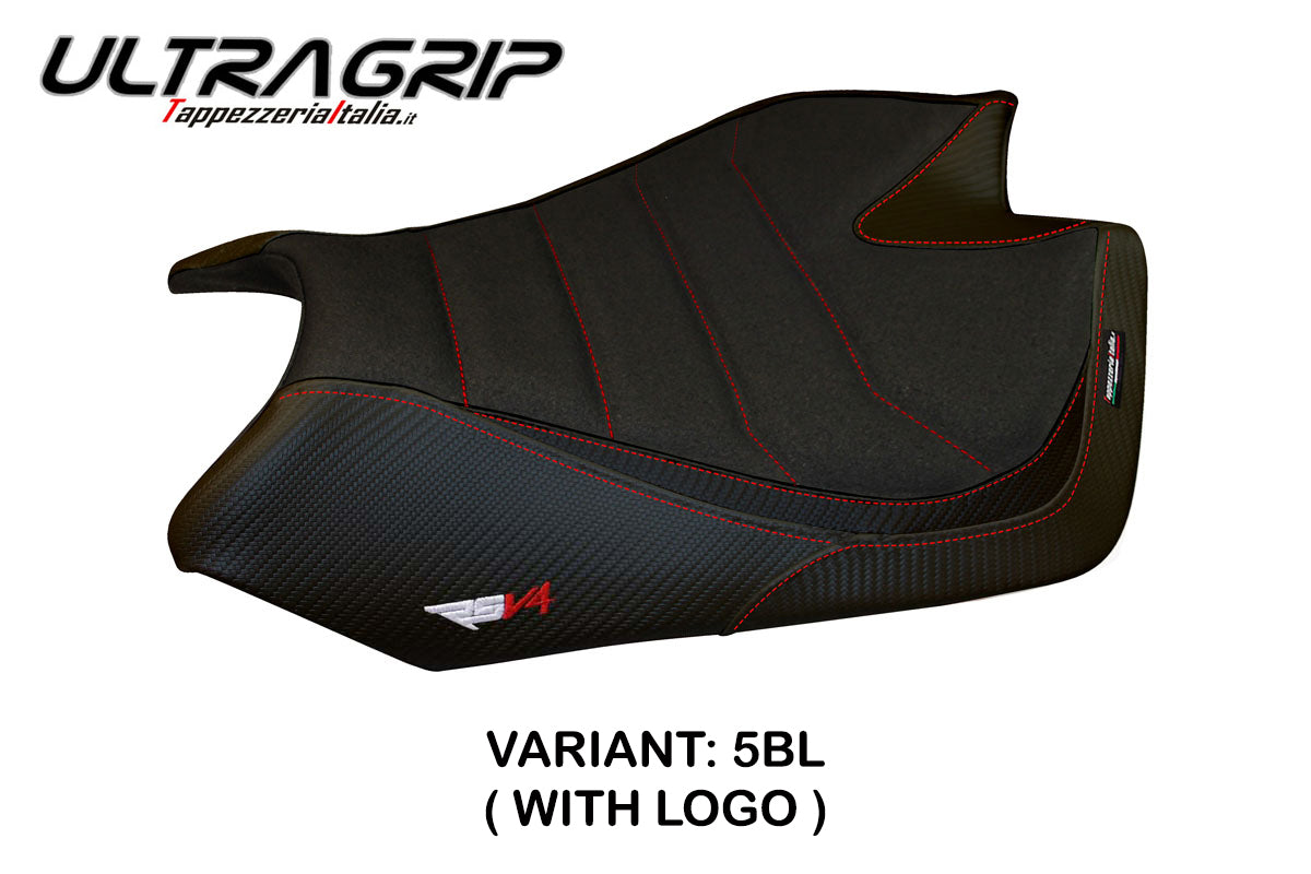 Aprilia RSV4 2009-2020 Seat Cover Tappezzeria Italia Ultragrip in Black