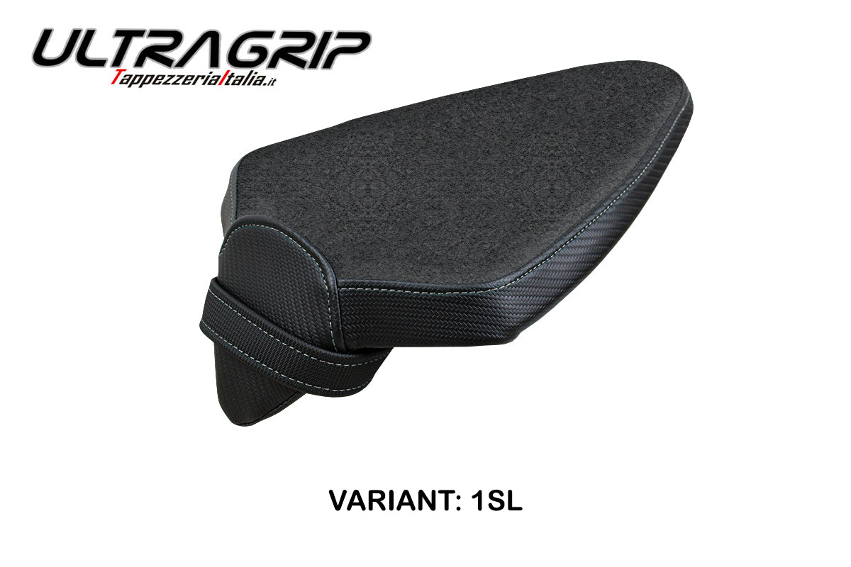 Aprilia Tuono V4 Factory 2021-2025 Passenger Seat Cover Tappezzeria Italia Ultragrip in Silver
