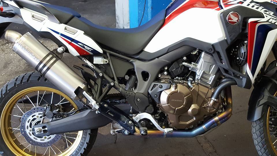 11003MI Arrow Carbon Heat Shield for CRF1000L Africa Twin 2016-2019