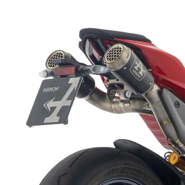 71253CP Arrow Exhaust full system Ducati Panigale V4 2025 Full High Pro-Race Titanium Black Racing