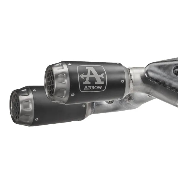 71253CP Arrow Exhaust full system Ducati Panigale V4 2025 Full High Pro-Race Titanium Black Racing