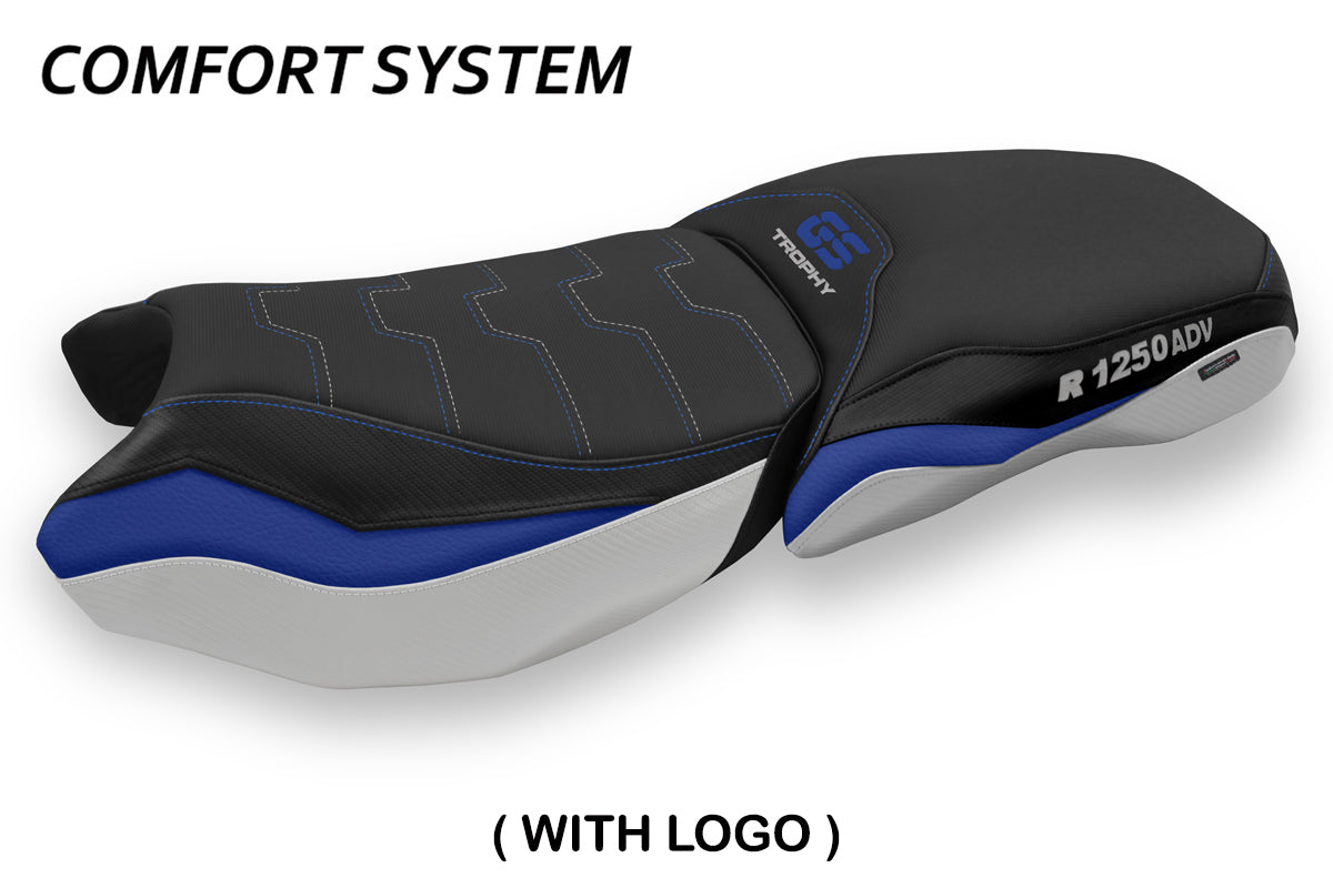 BMW R1250GS Adventure 2019-2024 Seat Cover Tappezzeria Italia Comfort in Blue Trophy