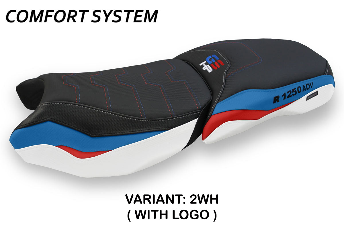 BMW R1250GS Adventure 2019-2024 Seat Cover Tappezzeria Italia Comfort in White HP SE