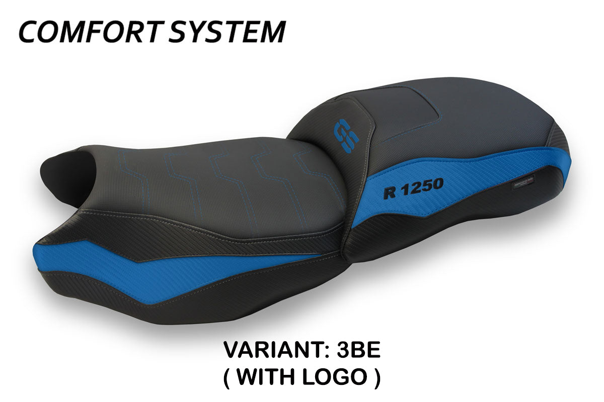 BMW R1250GS 2019-2023 Seat Cover Tappezzeria Italia Comfort in Blue and Black