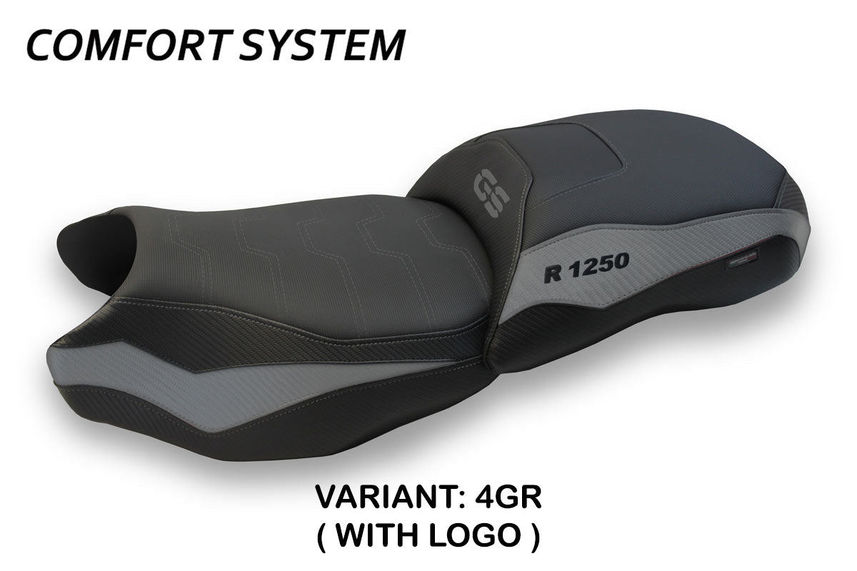 BMW R1250GS 2019-2023 Seat Cover Tappezzeria Italia Comfort in Grey and Black