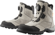 ICON Stormhawk Boots - Gray - Size 10 3403-1178