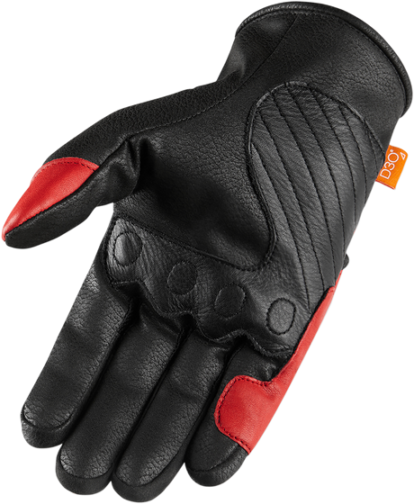ICON Contra2™ Gloves - Red - Large 3301-3709