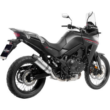 LEOVINCE LV One Slip-On Muffler - Silver XL750R Transalp 2024 14440EU