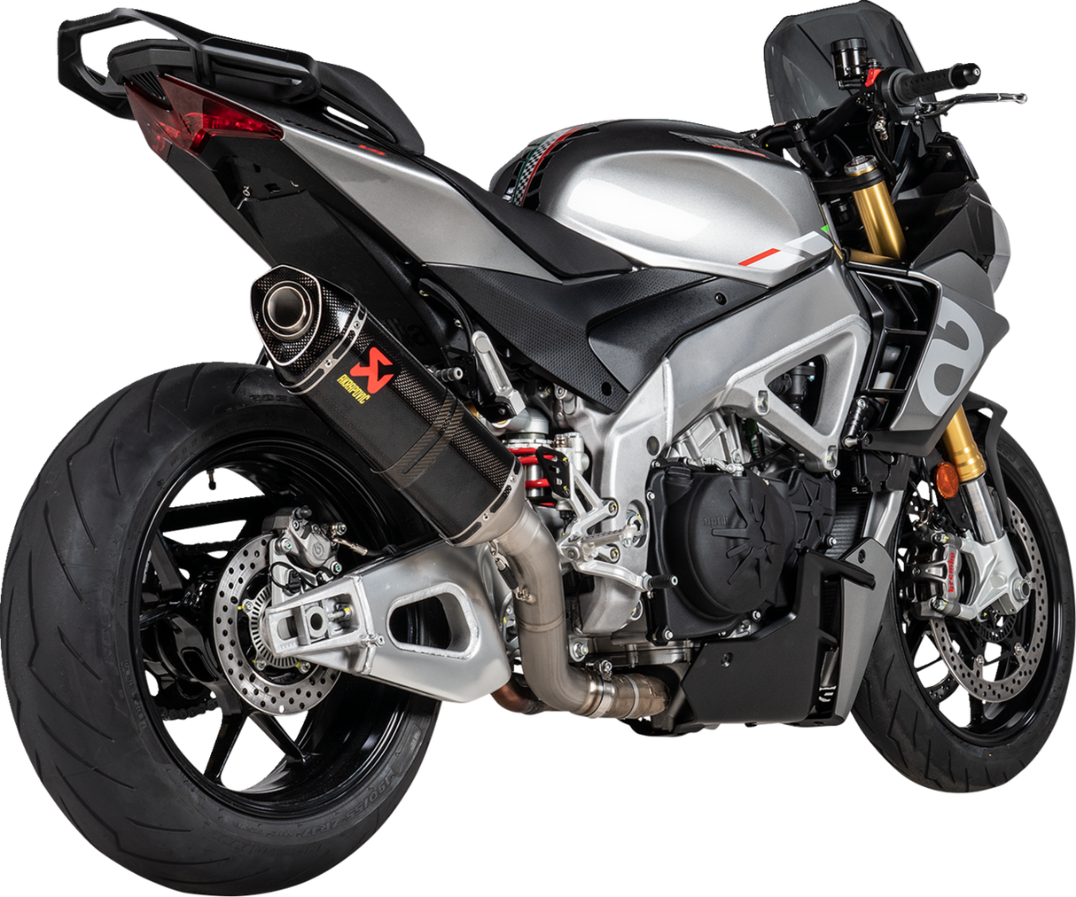 AKRAPOVIC Slip-On Line Muffler - Carbon Fiber RSV4 / Tuono V4 1100 S-A10SO13-RC 1811-4238