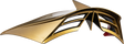 ICON Domain™ OTT Rear Spoiler - Gold 0133-1412