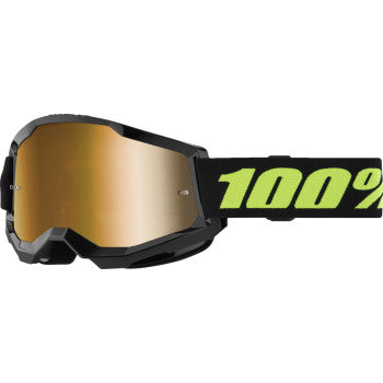 100% Strata 2 Goggles - Solar Eclipse - True Gold Mirror 50028-00022