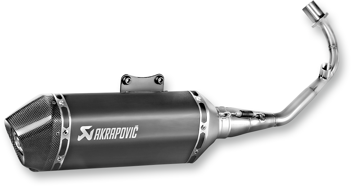 AKRAPOVIC Race Exhaust - Stainless Steel/Carbon Fiber Vespa Sprint 125/150 S-VE125R2-HZBL 1811-3269