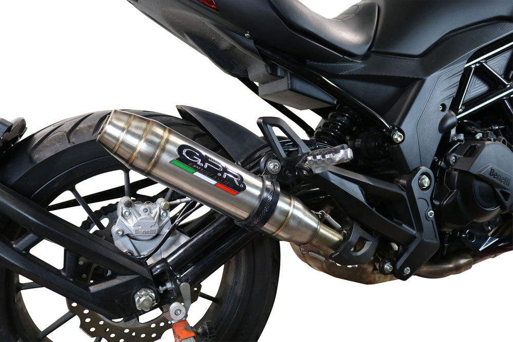 Benelli 502 C 2019-2020 Exhaust GPR Slip-on Deeptone Inox