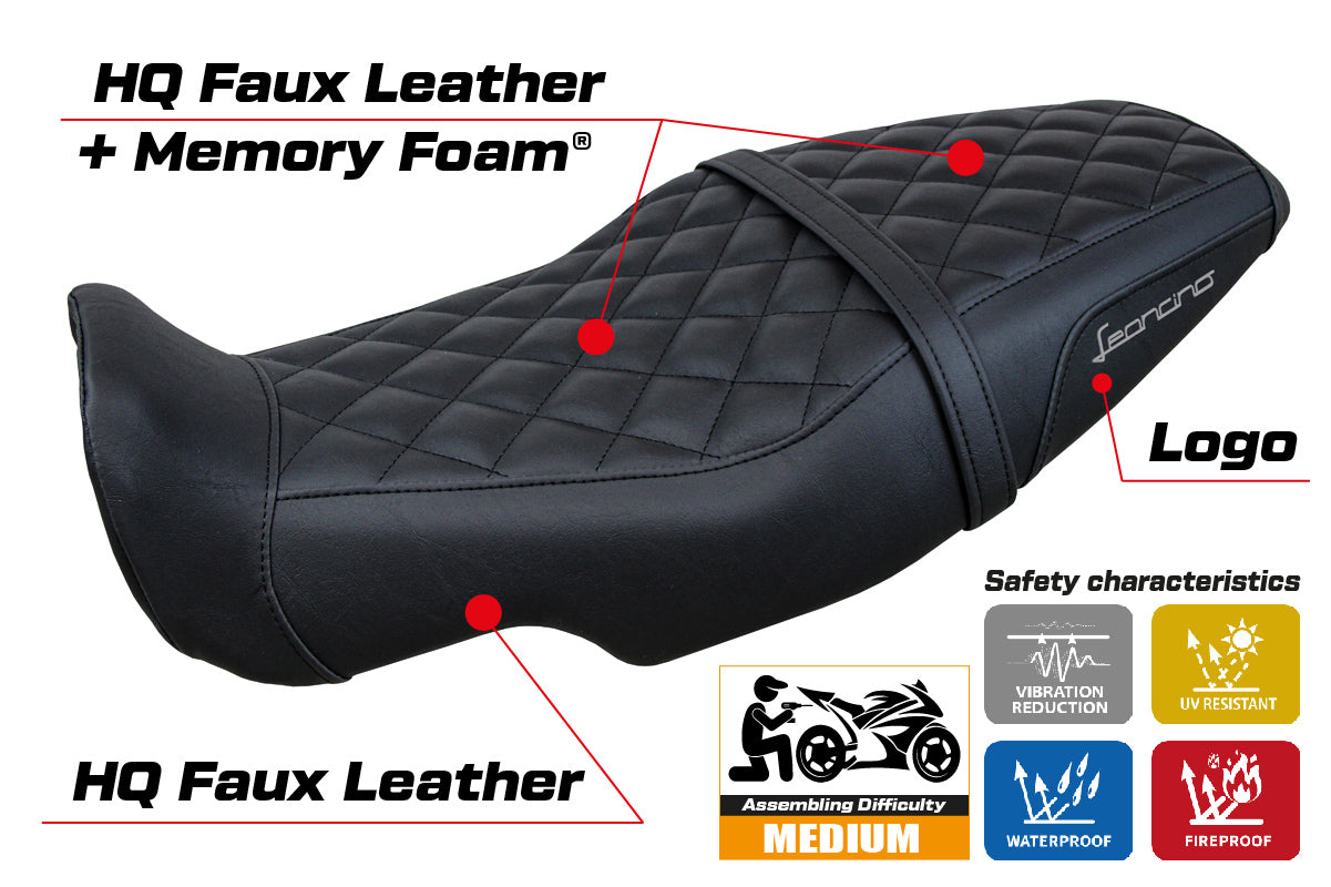 Benelli Leoncino 800 2022-2025 Seat Cover Tappezzeria Italia Comfort in Black