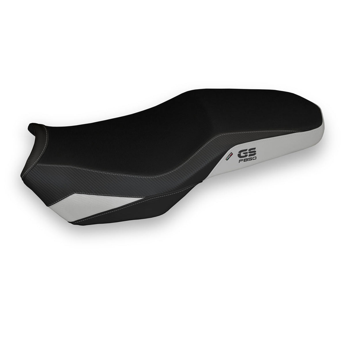 BMW F850GS Adventure 2019-2024 Seat Cover Tappezzeria Italia in Silver and Black