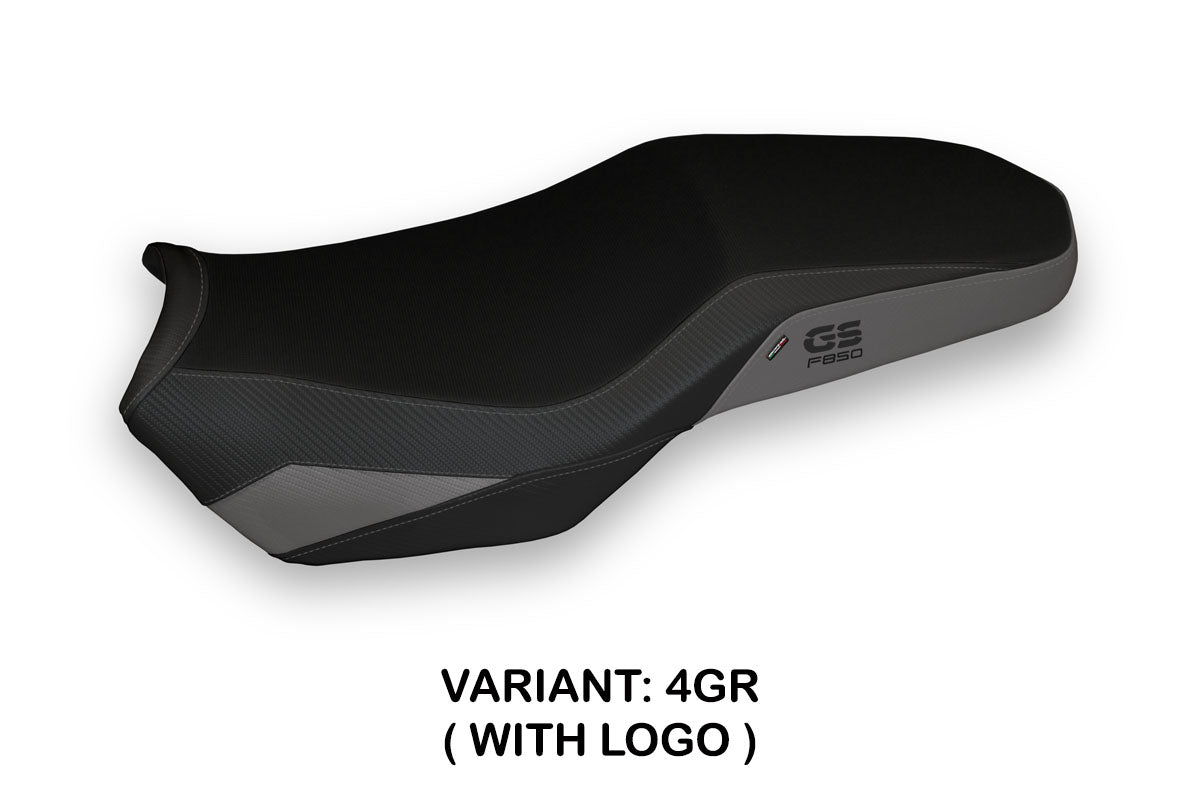 BMW F850GS Adventure 2019-2024 Seat Cover Tappezzeria Italia in Grey and Black