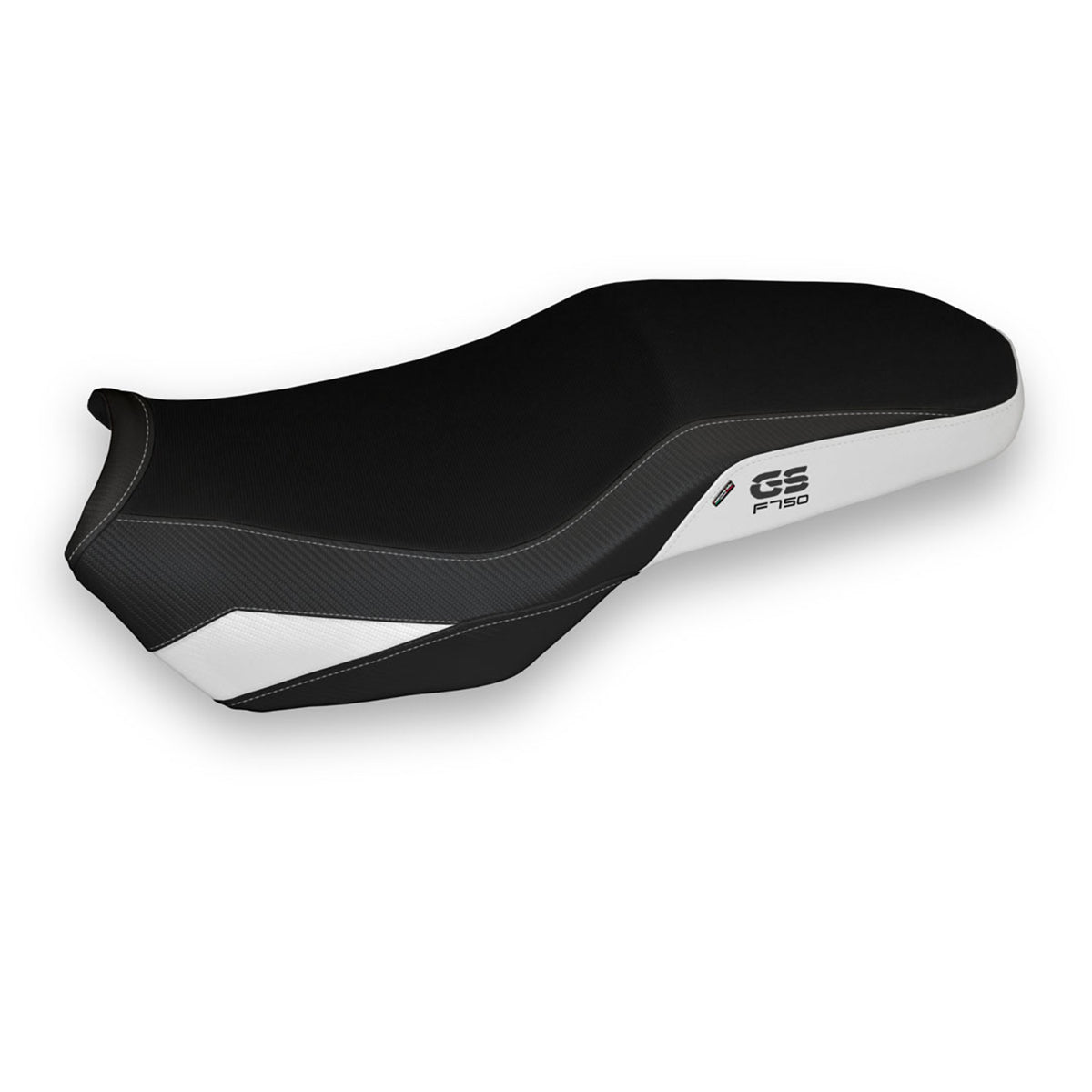 BMW F750GS 2018-2025 Seat Cover Tappezzeria Italia in White and Black