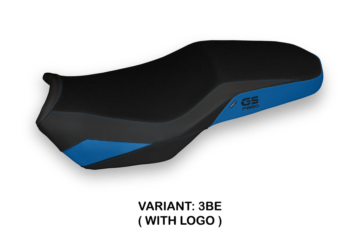 BMW F750GS F800GS F850GS 2018-2025 Seat Cover Tappezzeria Italia in Blue and Black