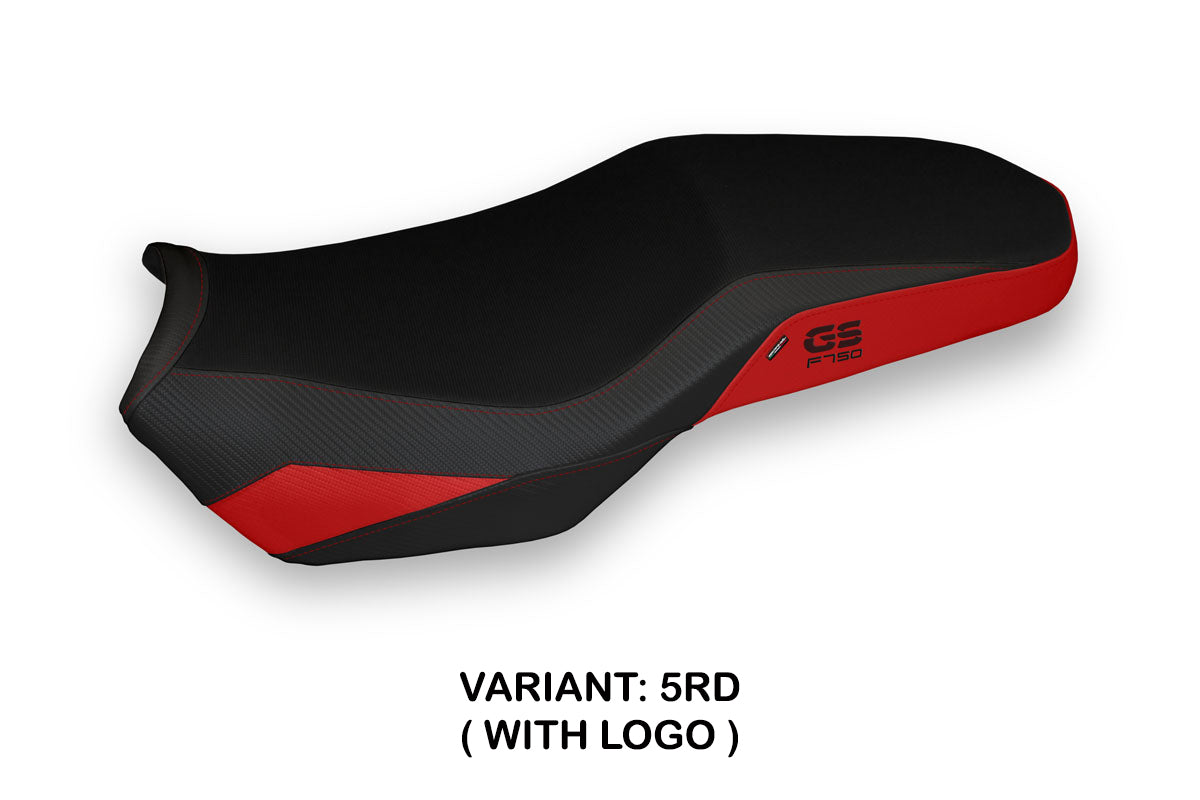 BMW F750GS 2018-2025 Seat Cover Tappezzeria Italia in Red and Black