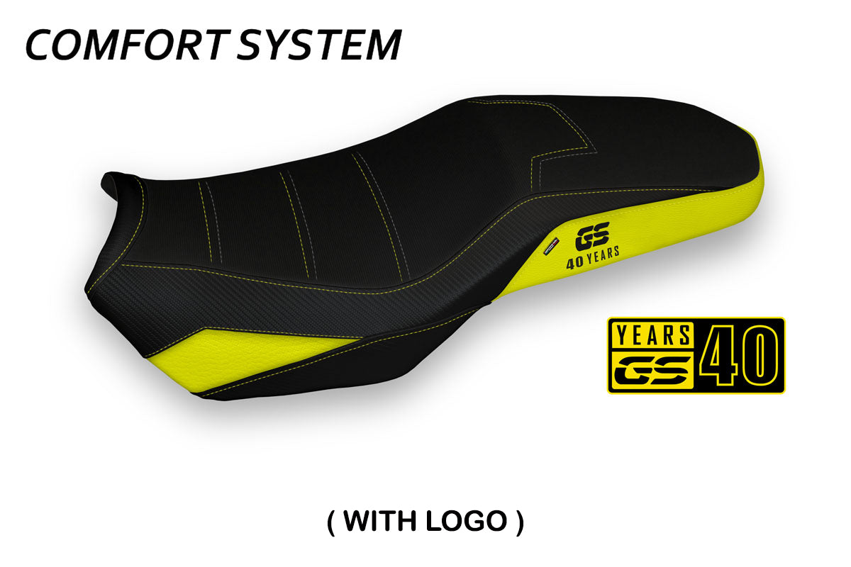 BMW F750GS F800GS F850GS 2018-2025 Seat Cover Tappezzeria Italia Comfort in Yellow 40th