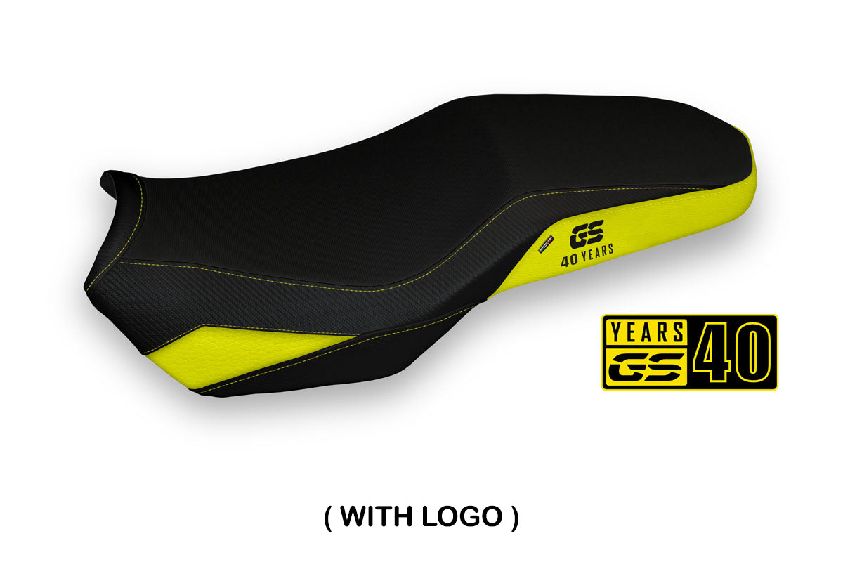 BMW F750GS F800GS F850GS 2018-2025 Seat Cover Tappezzeria Italia in Yellow 40th Anniversary