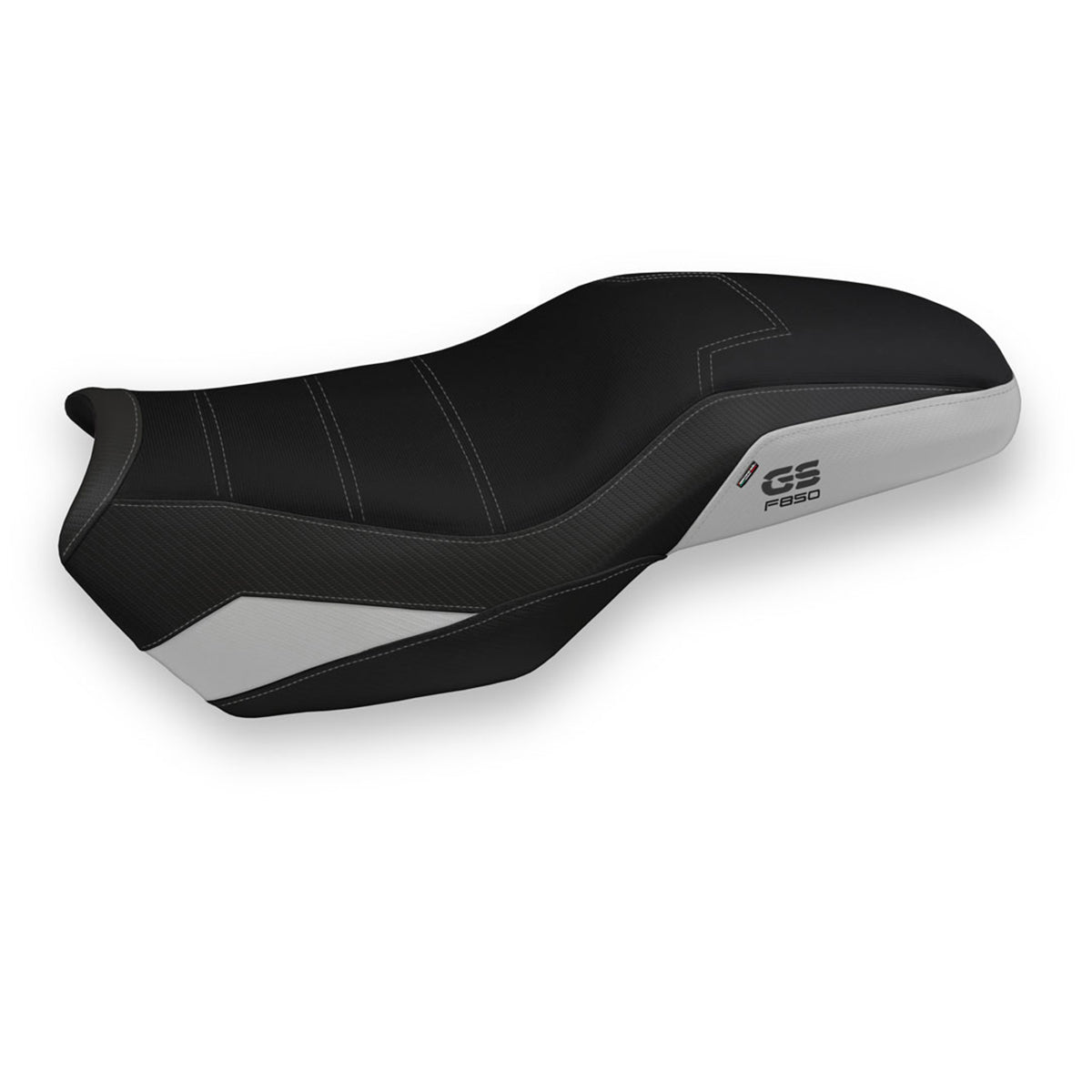 BMW F750GS F800GS F850GS 2018-2025 Seat Cover Tappezzeria Italia Comfort in Silver and Black