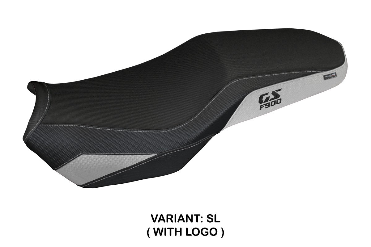 BMW F900GS Adventure 2025 Seat Cover Tappezzeria Silver Black