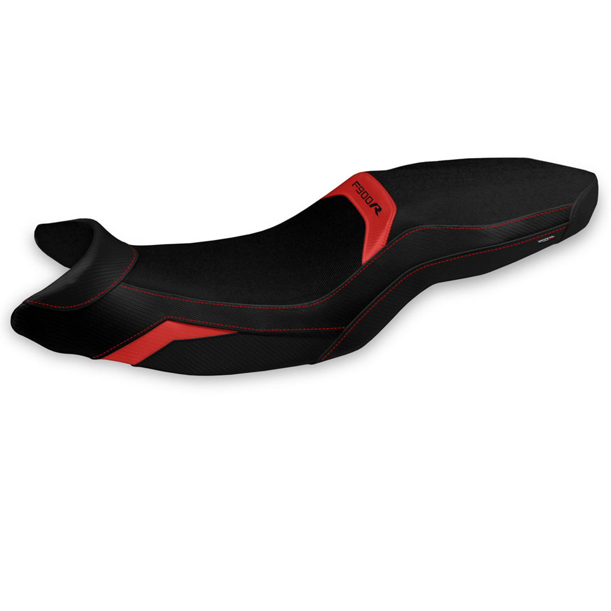BMW F900R 2019-2025 Seat Cover Tappezzeria Italia Comfort in Red and Black