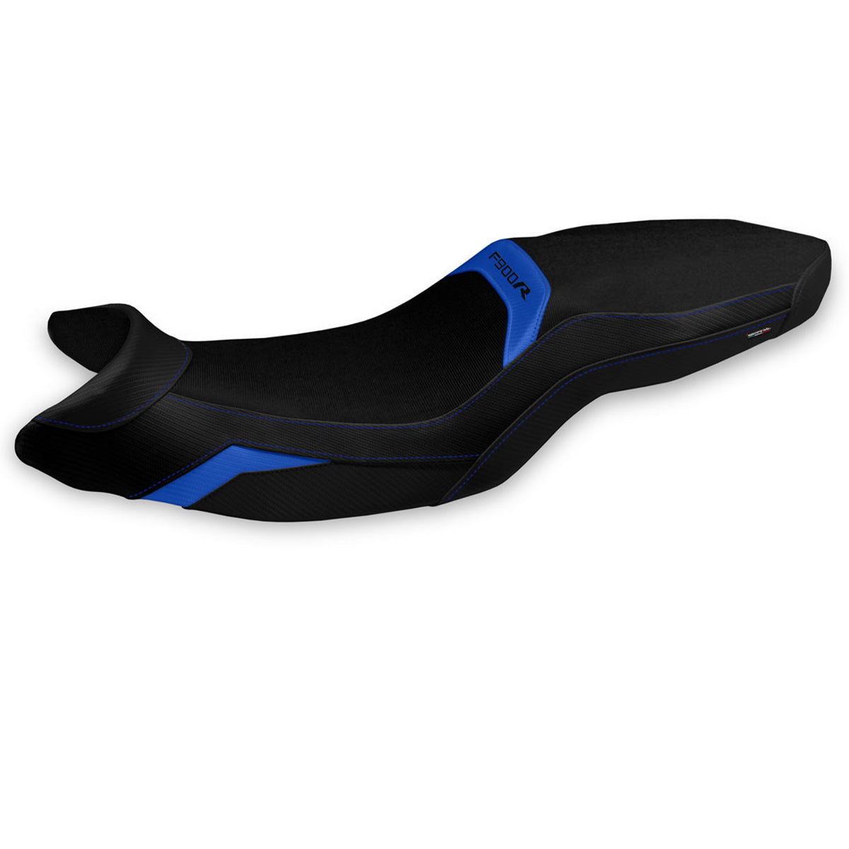 BMW F900R 2019-2025 Seat Cover Tappezzeria Italia Comfort in Blue and Black