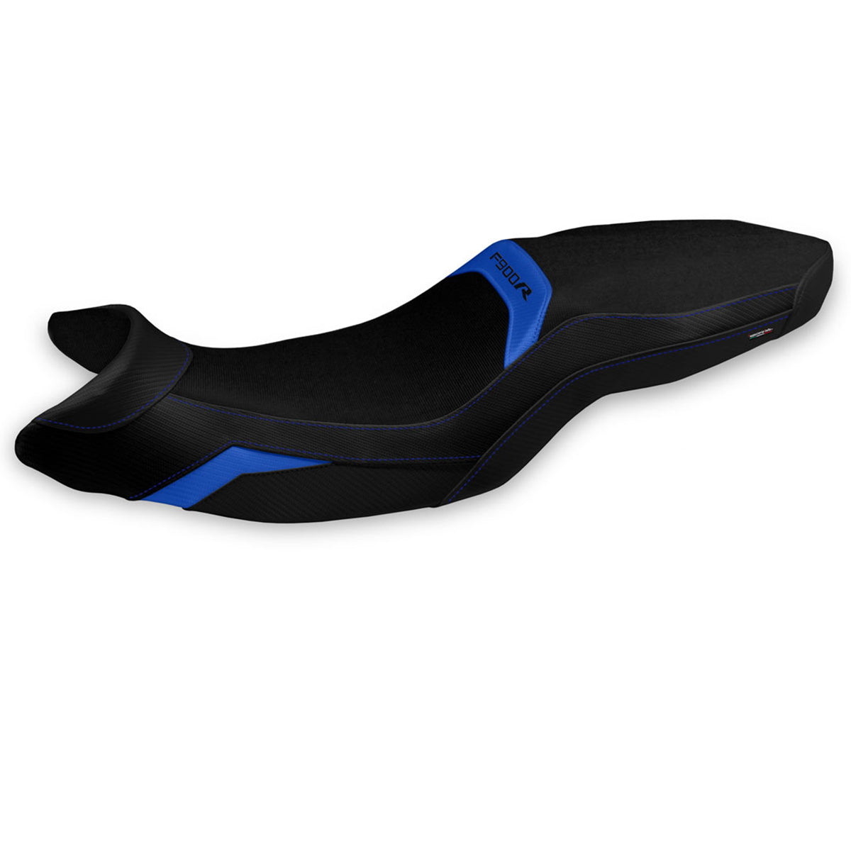 BMW F900R 2019-2025 Seat Cover Tappezzeria Italia in Blue and Black