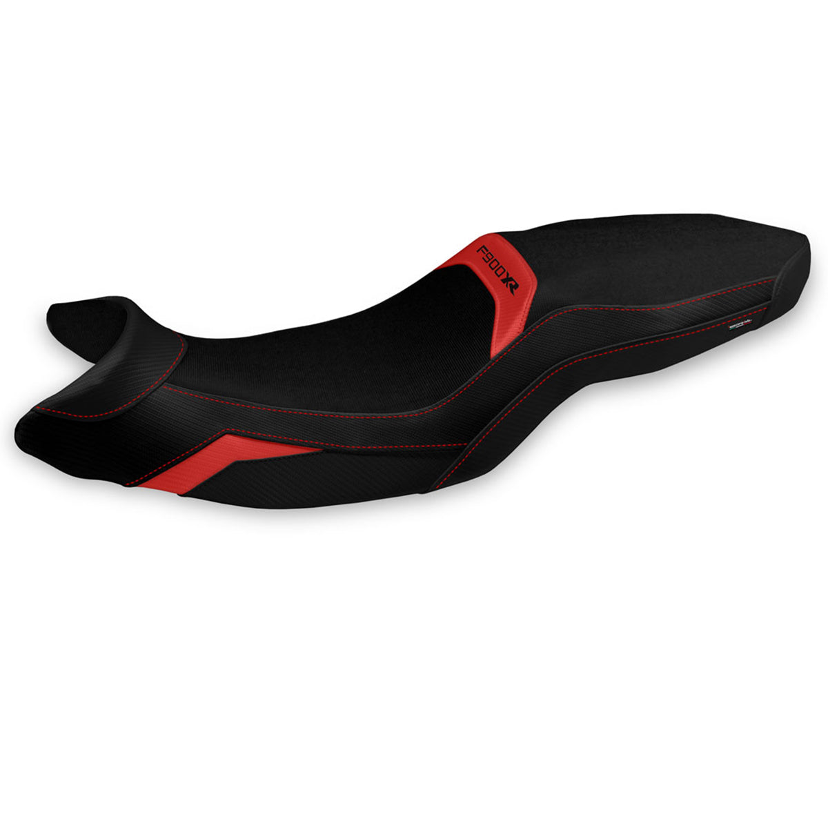 BMW F900XR 2019-2025 Seat Cover Tappezzeria Italia in Red and Black