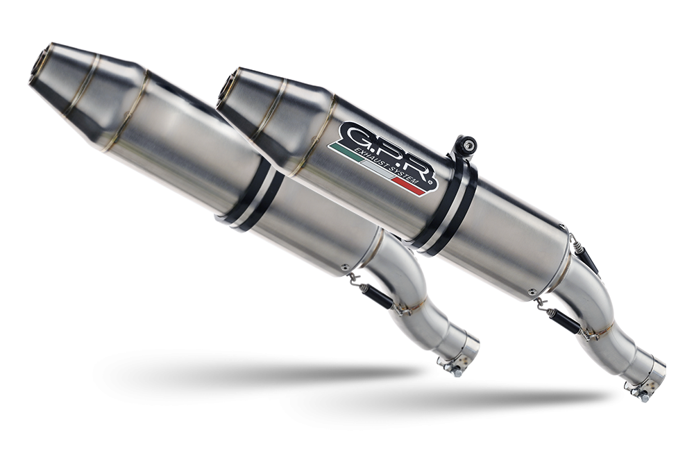 Kawasaki KFX 700 2004-2011 Exhaust, GPR Deeptone Full System, Dual Silencers with Removable DB Killers