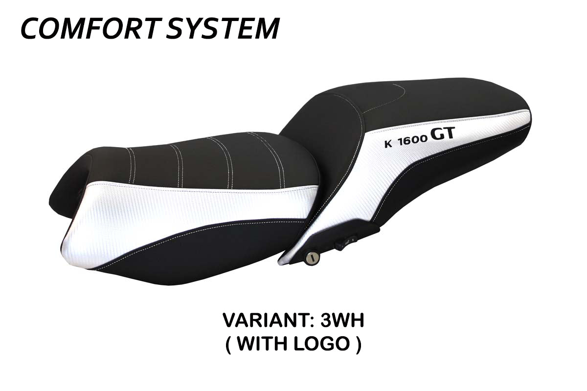 BMW K1600GT 2010-2025 Seat Cover Tappezzeria Italia Comfort in White