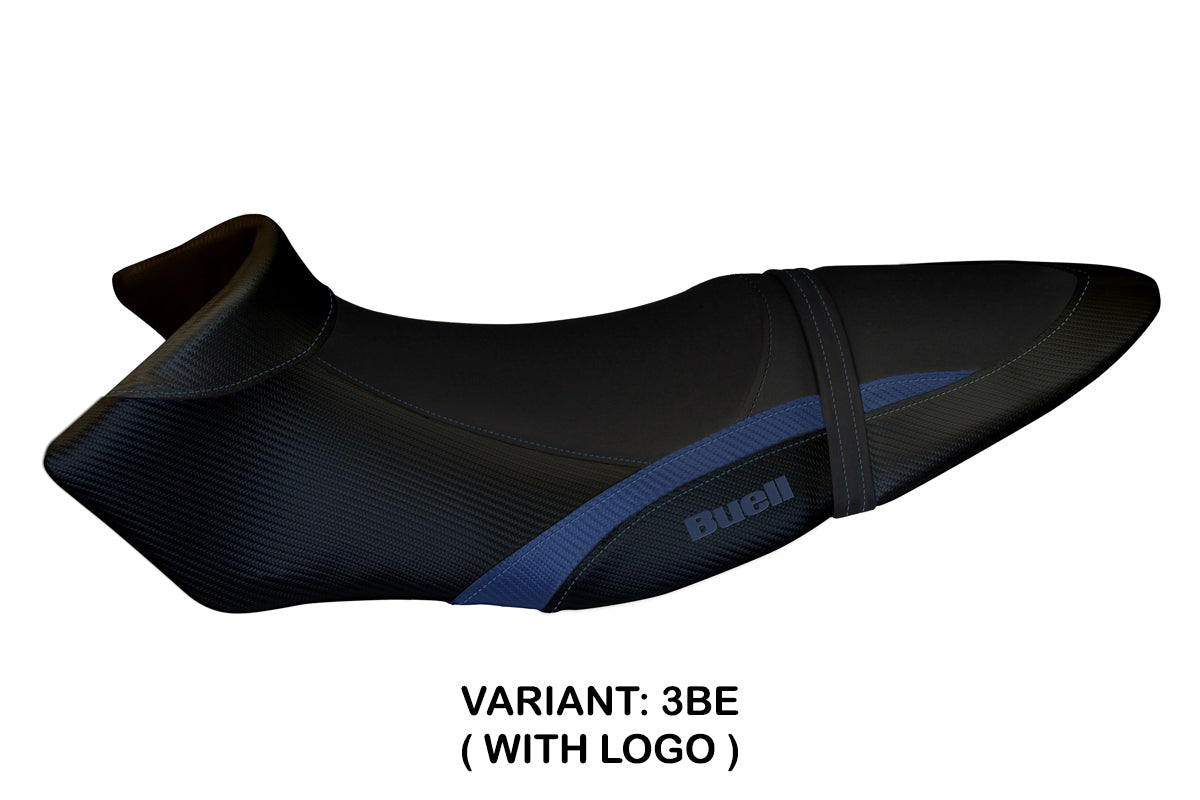 Buell XB12S XB12SX 2019-2021 Seat Cover Tappezzeria Italia in Blue and Black