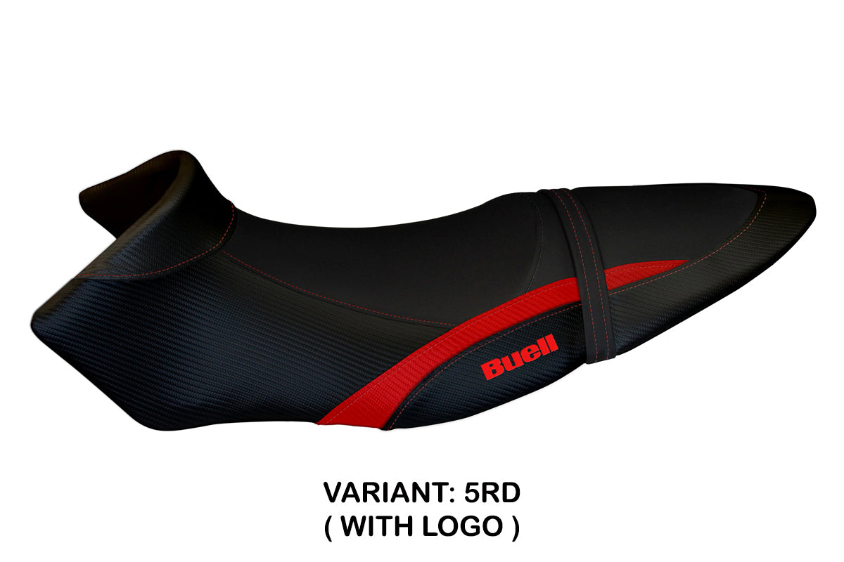 Buell XB12S XB12SX 2019-2021 Seat Cover Tappezzeria Italia in Red and Black