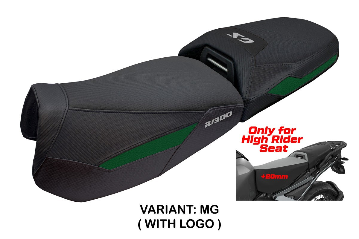 BMW R1300GS Adventure 2024-2025 Seat Cover Tappezzeria Military green black