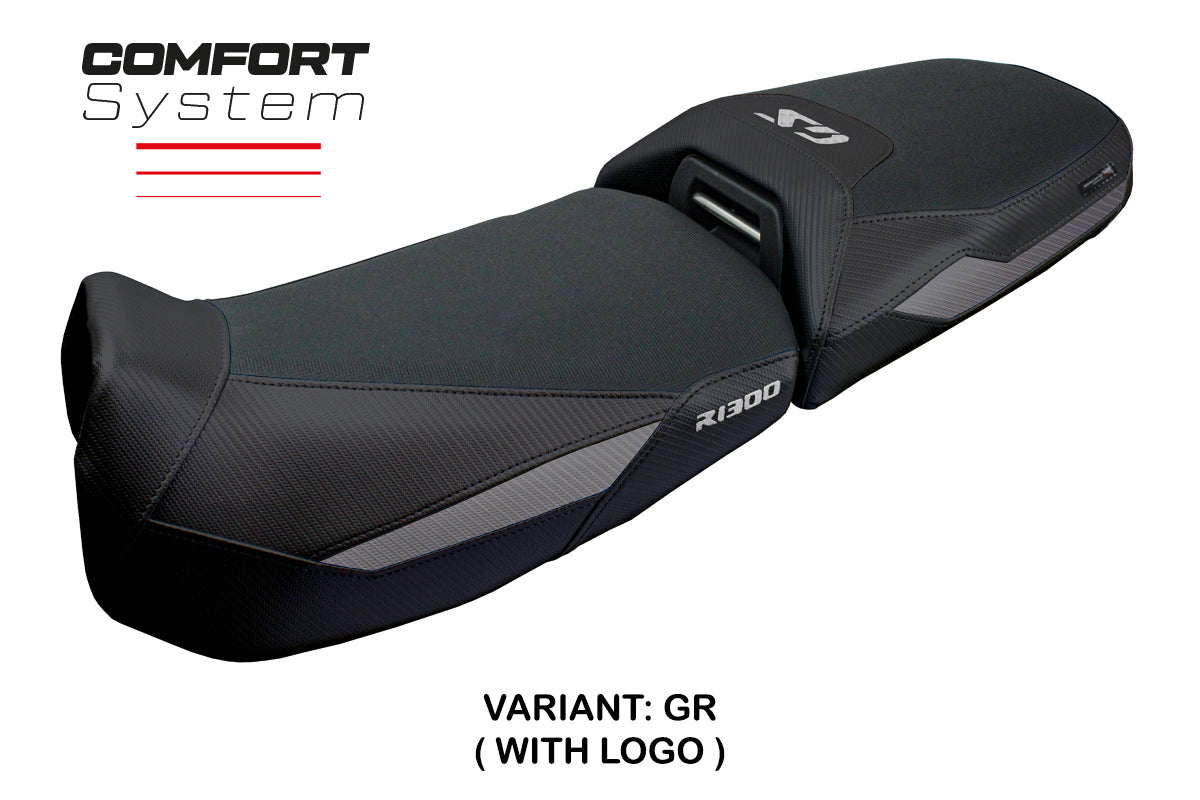 BMW R1300GS Adventure 2024 2025 Seat Cover Tappezzeria Comfort Black Grey