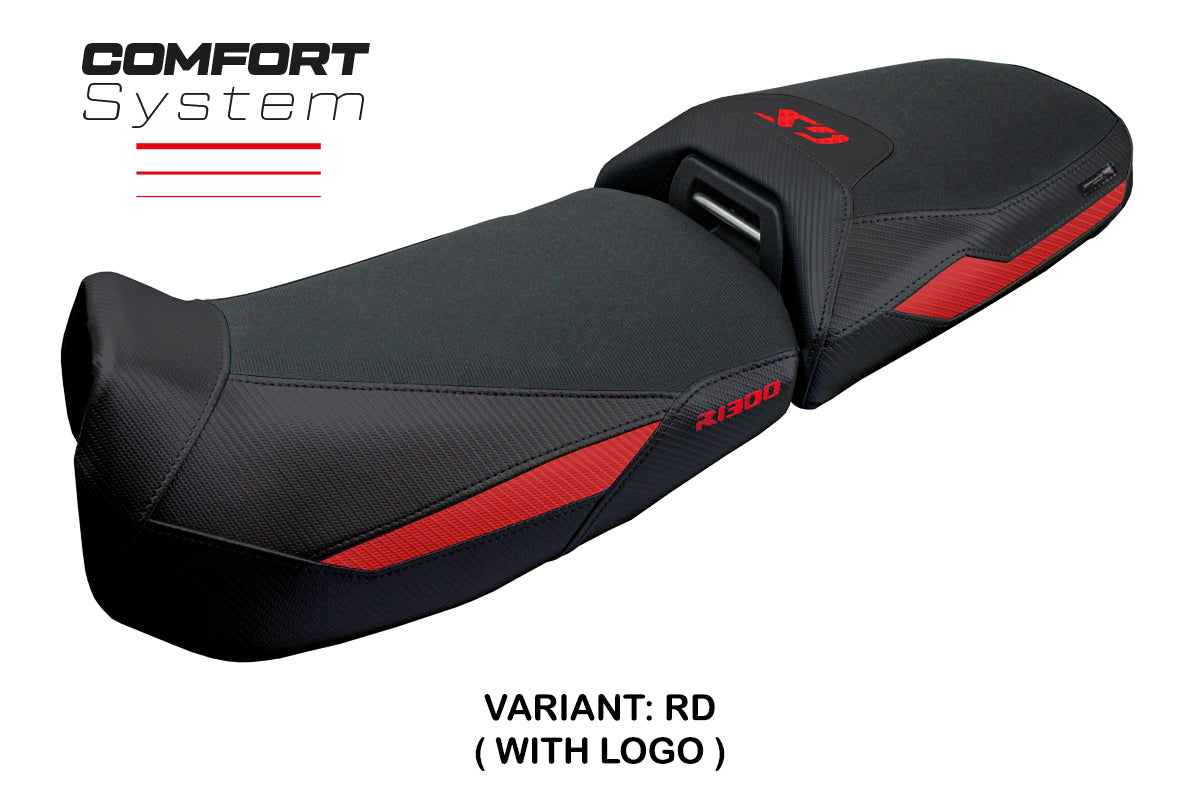 BMW R1300GS Adventure 2024 2025 Seat Cover Tappezzeria Comfort Black Red