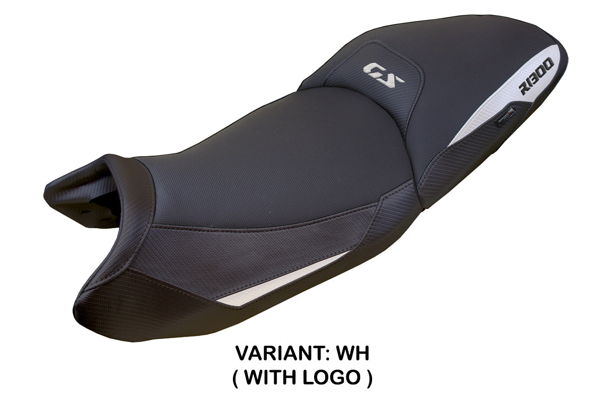 BMW R1300GS 2023-2025 Touring Seat Cover Tappezzeria Italia in White Black