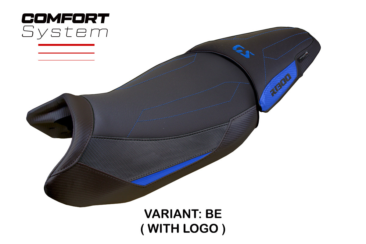 BMW R1300GS 2023-2025 Standard Seat Cover Tappezzeria Italia Comfort in Blue and Black