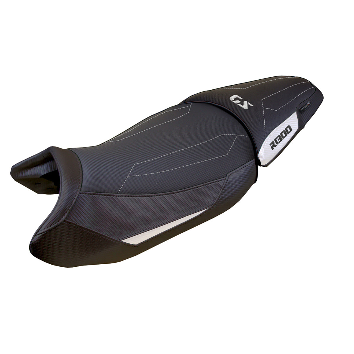 BMW R1300GS 2023-2025 Standard Seat Cover Tappezzeria Italia Comfort in White and Black