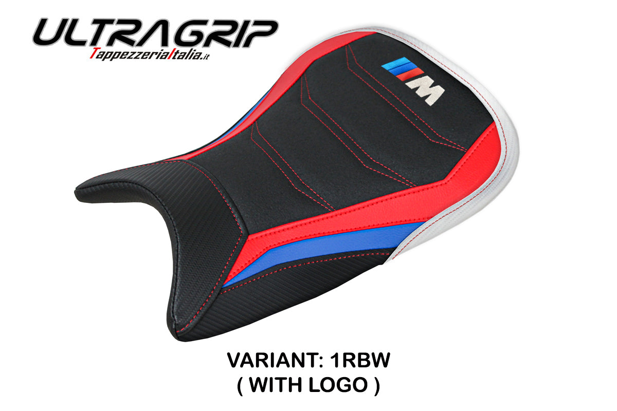 BMW M1000RR 2021-2022 Seat Cover Tappezzeria Italia Ultragrip in Red, Blue, White, and Black