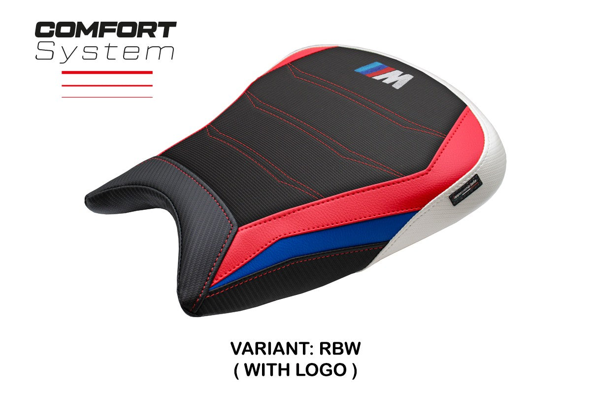 BMW M1000RR 2023-2025 Seat Cover Tappezzeria Comfort Red White Blue Black