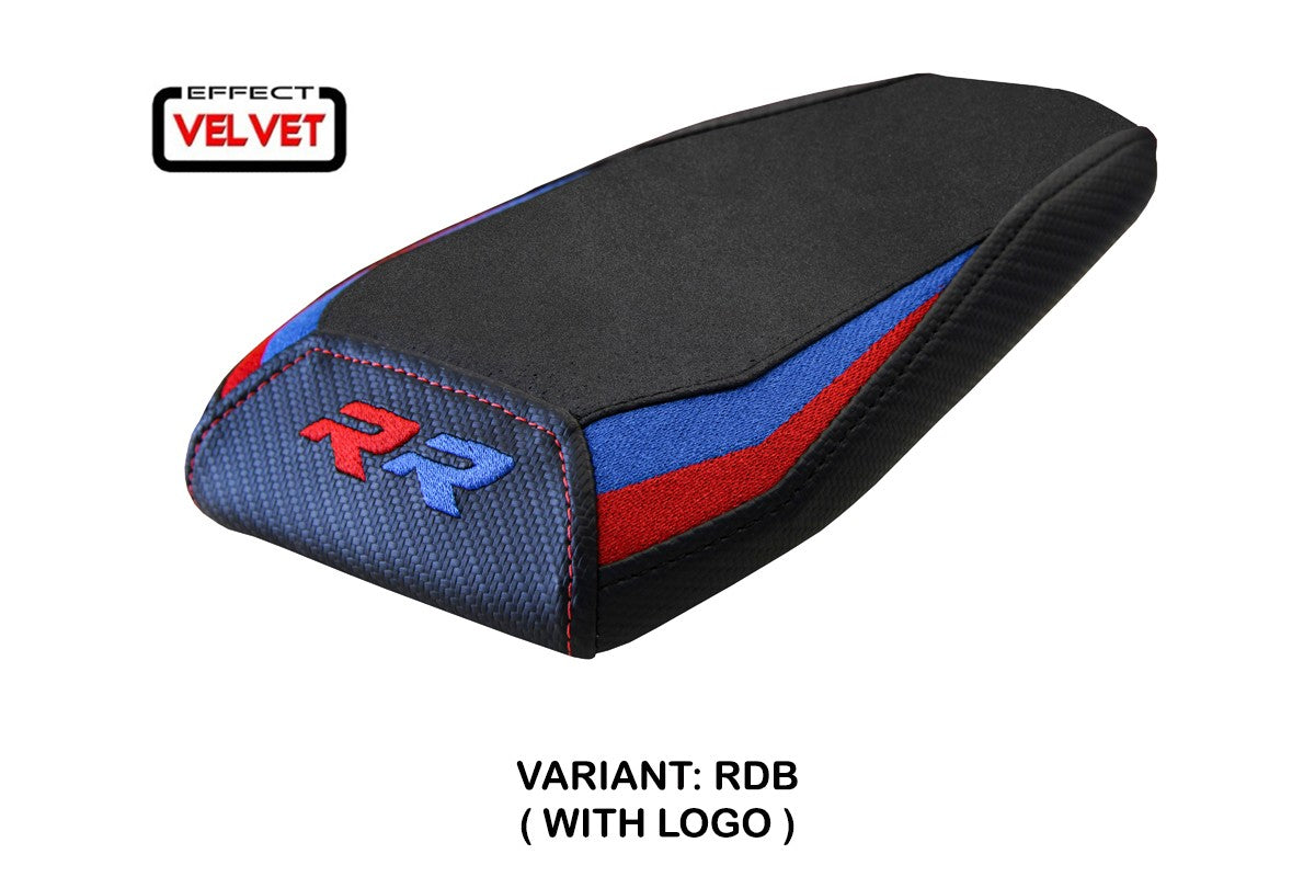 BMW M1000RR 2023-2025 Seat Cover Tappezzeria Velvet Red Blue Black