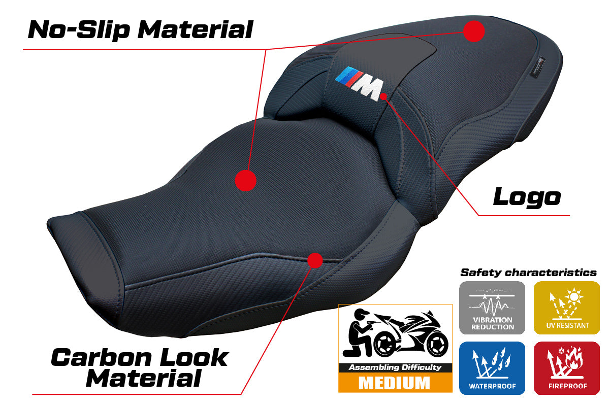 BMW M1000XR 2024-2025 Seat Cover Tappezzeria Italia in Black
